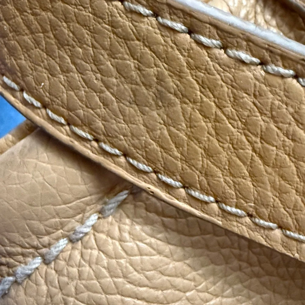 Tan Tignanello Pebbled Leather‎ Shoulder Bag